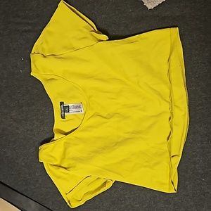 Wild fable yellow crop top